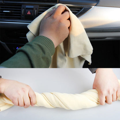 Flanela de couro de alta absorção e durabilidade para limpeza de Automóveis